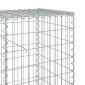 vidaXL Συρματοκιβώτιο με Κάλυμμα 1200x50x100εκ από Γαλβανισμένο Χάλυβα