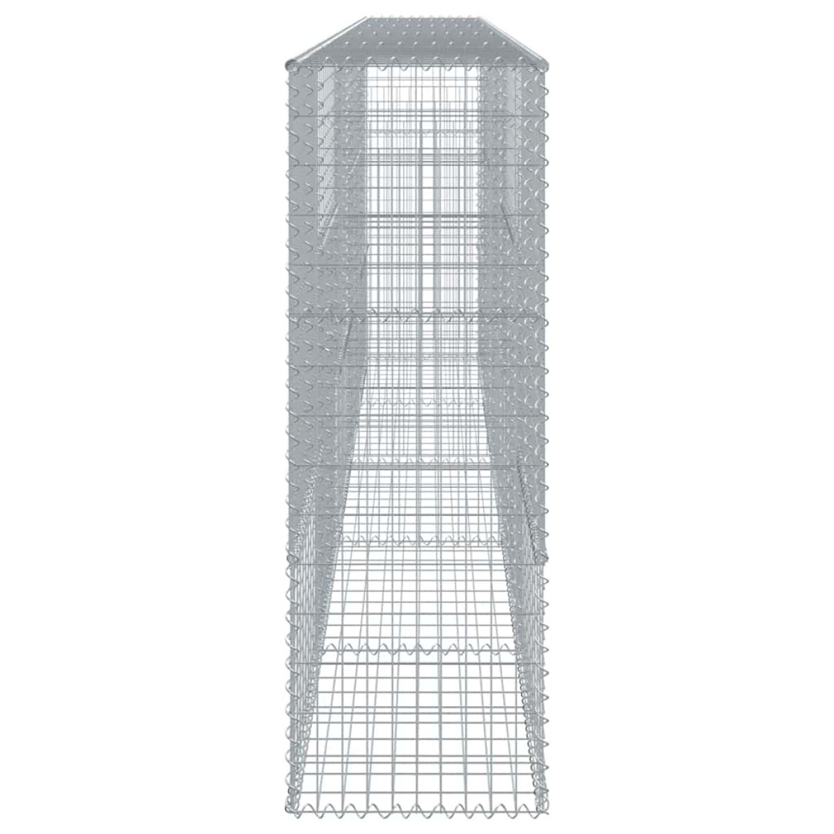 vidaXL Συρματοκιβώτιο με Κάλυμμα 500x50x150εκ. από Γαλβανισμένο Χάλυβα