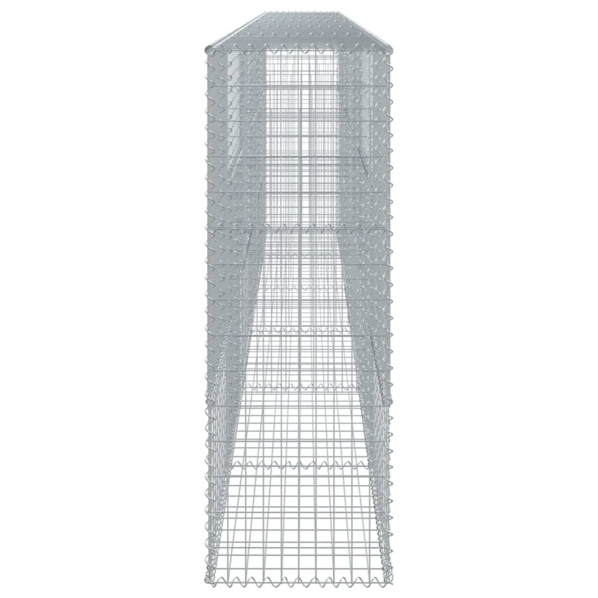 vidaXL Συρματοκιβώτιο με Κάλυμμα 600x50x150εκ. από Γαλβανισμένο Χάλυβα