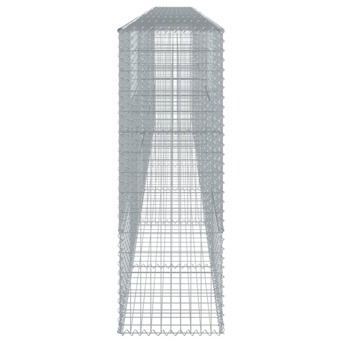 vidaXL Συρματοκιβώτιο με Κάλυμμα 700x50x150εκ. από Γαλβανισμένο Χάλυβα