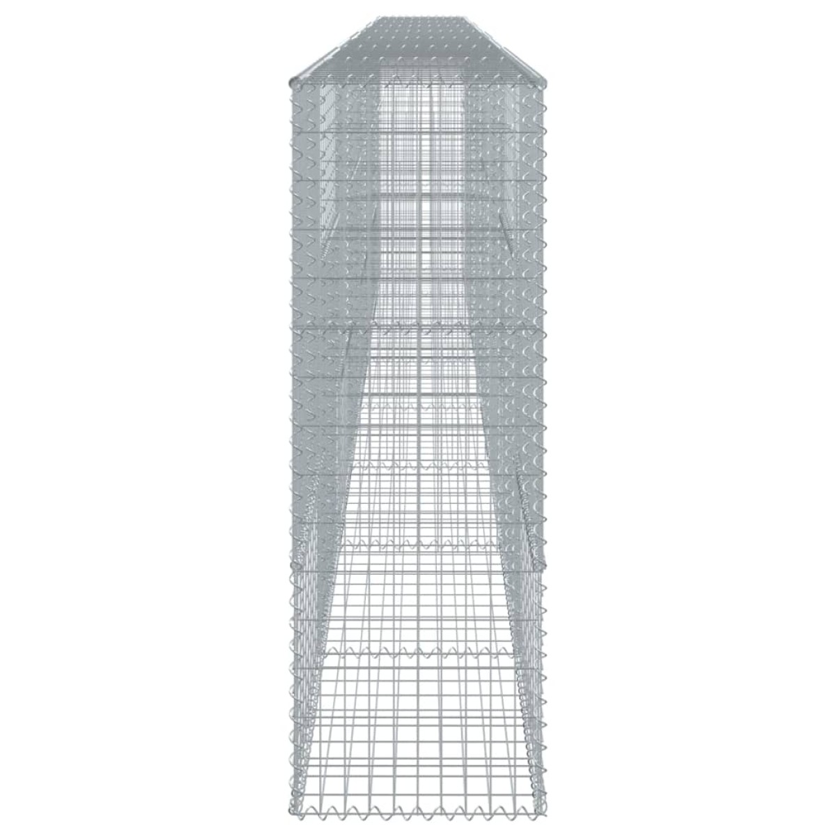 vidaXL Συρματοκιβώτιο με Κάλυμμα 800x50x150εκ. από Γαλβανισμένο Χάλυβα