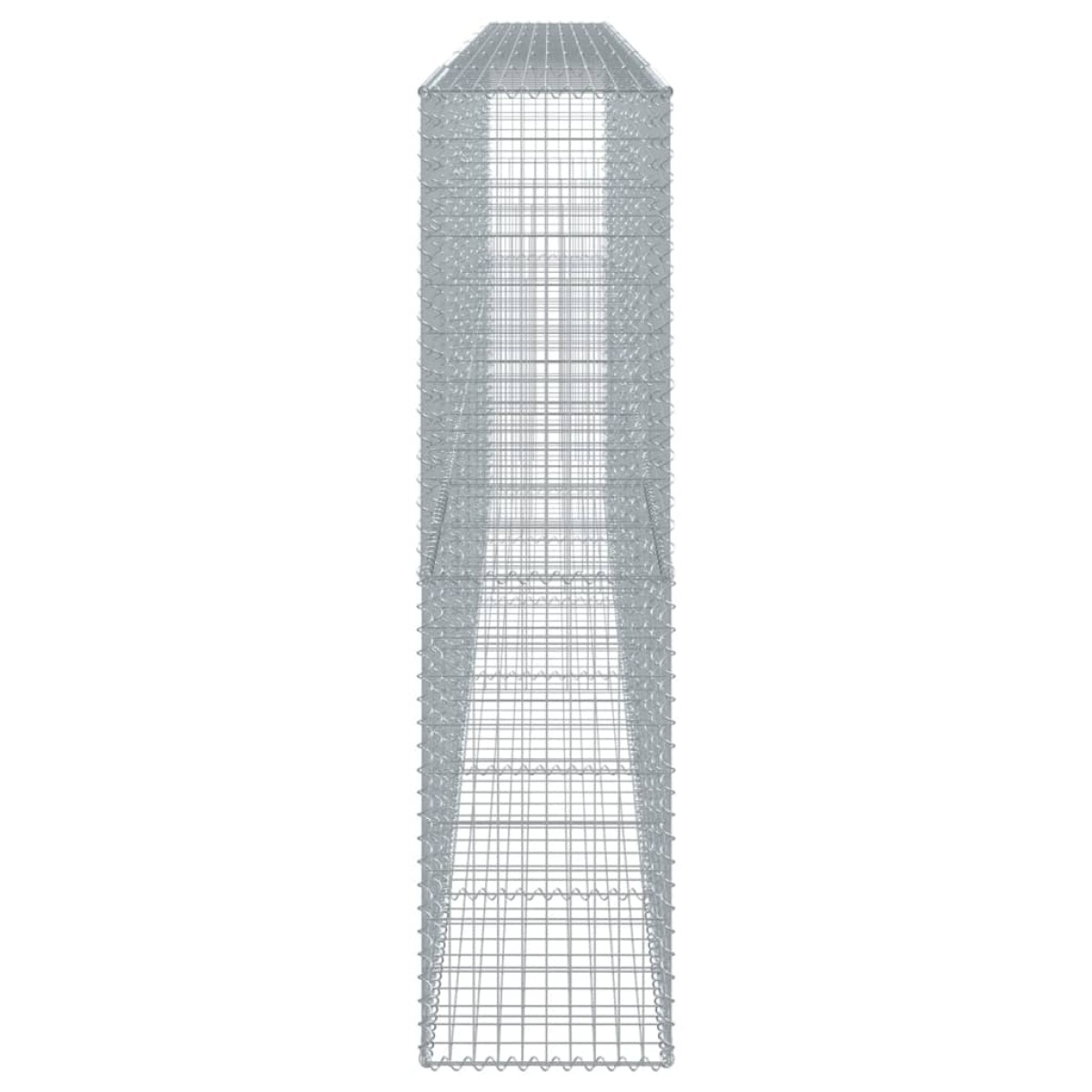 vidaXL Συρματοκιβώτιο με Κάλυμμα 600x50x200εκ. από Γαλβανισμένο Χάλυβα
