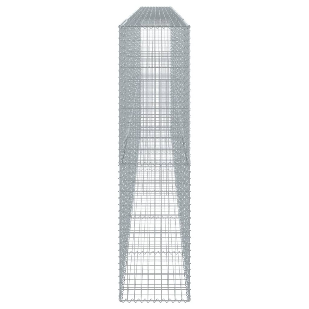 vidaXL Συρματοκιβώτιο με Κάλυμμα 700x50x200εκ. από Γαλβανισμένο Χάλυβα