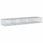 vidaXL Συρματοκιβώτιο με Κάλυμμα 400x100x50εκ. από Γαλβανισμένο Χάλυβα