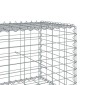 vidaXL Συρματοκιβώτιο με Κάλυμμα 1200x100x50εκ από Γαλβανισμένο Χάλυβα