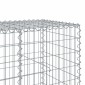 vidaXL Συρματοκιβώτιο με Κάλυμμα 350x100x100εκ από Γαλβανισμένο Χάλυβα