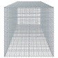 vidaXL Συρματοκιβώτιο με Κάλυμμα 450x100x100εκ από Γαλβανισμένο Χάλυβα