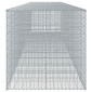 vidaXL Συρματοκιβώτιο με Κάλυμμα 650x100x100εκ από Γαλβανισμένο Χάλυβα