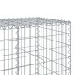 vidaXL Συρματοκιβώτιο με Κάλυμμα 700x100x100εκ από Γαλβανισμένο Χάλυβα