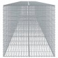 vidaXL Συρματοκιβώτιο με Κάλυμμα 1000x100x100 εκ Γαλβανισμένο Χάλυβα
