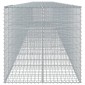 vidaXL Συρματοκιβώτιο με Κάλυμμα 1100x100x100 εκ. Γαλβανισμένο Χάλυβα
