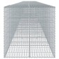 vidaXL Συρματοκιβώτιο με Κάλυμμα 1200x100x100 εκ Γαλβανισμένο Χάλυβα