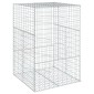 vidaXL Συρματοκιβώτιο με Κάλυμμα 100x100x150εκ από Γαλβανισμένο Χάλυβα