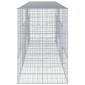 vidaXL Συρματοκιβώτιο με Κάλυμμα 400x100x150εκ από Γαλβανισμένο Χάλυβα