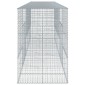 vidaXL Συρματοκιβώτιο με Κάλυμμα 500x100x150εκ από Γαλβανισμένο Χάλυβα
