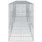 vidaXL Συρματοκιβώτιο με Κάλυμμα 600x100x150 εκ. Γαλβανισμένο Χάλυβα