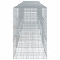 vidaXL Συρματοκιβώτιο με Κάλυμμα 700x100x150εκ από Γαλβανισμένο Χάλυβα