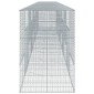 vidaXL Συρματοκιβώτιο με Κάλυμμα 1000x100x150 εκ. Γαλβανισμένο Χάλυβα