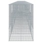 vidaXL Συρματοκιβώτιο με Κάλυμμα 1200x100x150 εκ. Γαλβανισμένο Χάλυβα