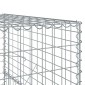 vidaXL Συρματοκιβώτιο με Κάλυμμα 1200x100x150 εκ. Γαλβανισμένο Χάλυβα