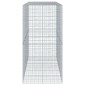 vidaXL Συρματοκιβώτιο με Κάλυμμα 250x100x200εκ από Γαλβανισμένο Χάλυβα