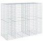 vidaXL Συρματοκιβώτιο με Κάλυμμα 250x100x200εκ από Γαλβανισμένο Χάλυβα