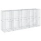 vidaXL Συρματοκιβώτιο με Κάλυμμα 450x100x200εκ από Γαλβανισμένο Χάλυβα
