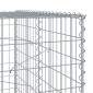 vidaXL Συρματοκιβώτιο με Κάλυμμα 450x100x200εκ από Γαλβανισμένο Χάλυβα