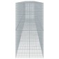 vidaXL Συρματοκιβώτιο με Κάλυμμα 1200x100x200εκ. Γαλβανισμένο Χάλυβα