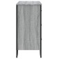 vidaXL Συρταριέρα Γκρι Sonoma 91x35,5x74,5 εκ. από Επεξεργ. Ξύλο