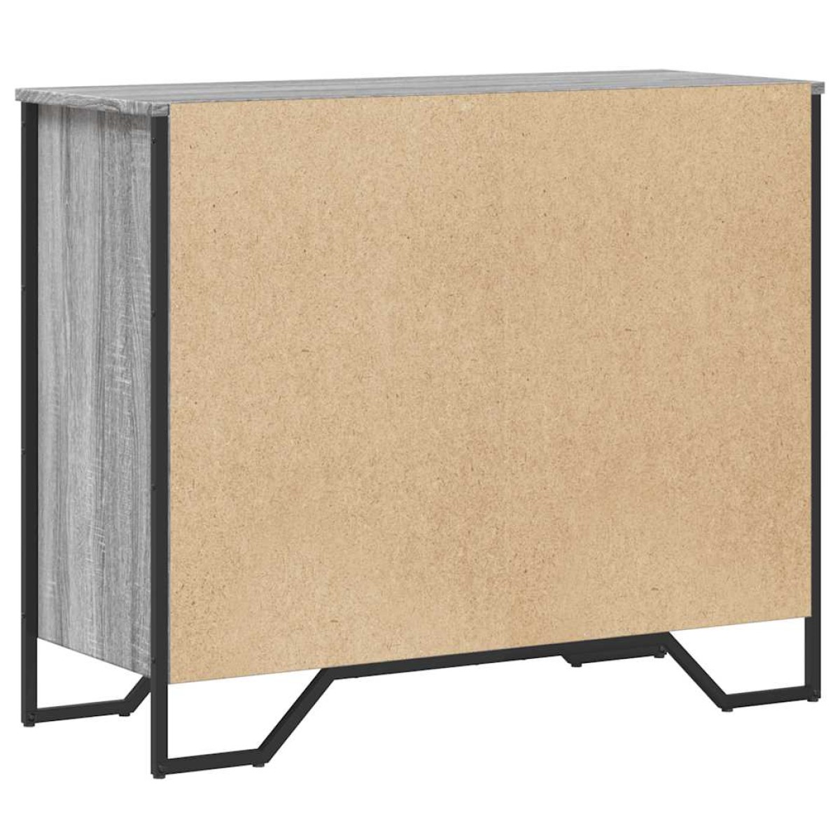 vidaXL Συρταριέρα Γκρι Sonoma 91x35,5x74,5 εκ. από Επεξεργ. Ξύλο