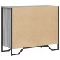 vidaXL Συρταριέρα Γκρι Sonoma 91x35,5x74,5 εκ. από Επεξεργ. Ξύλο