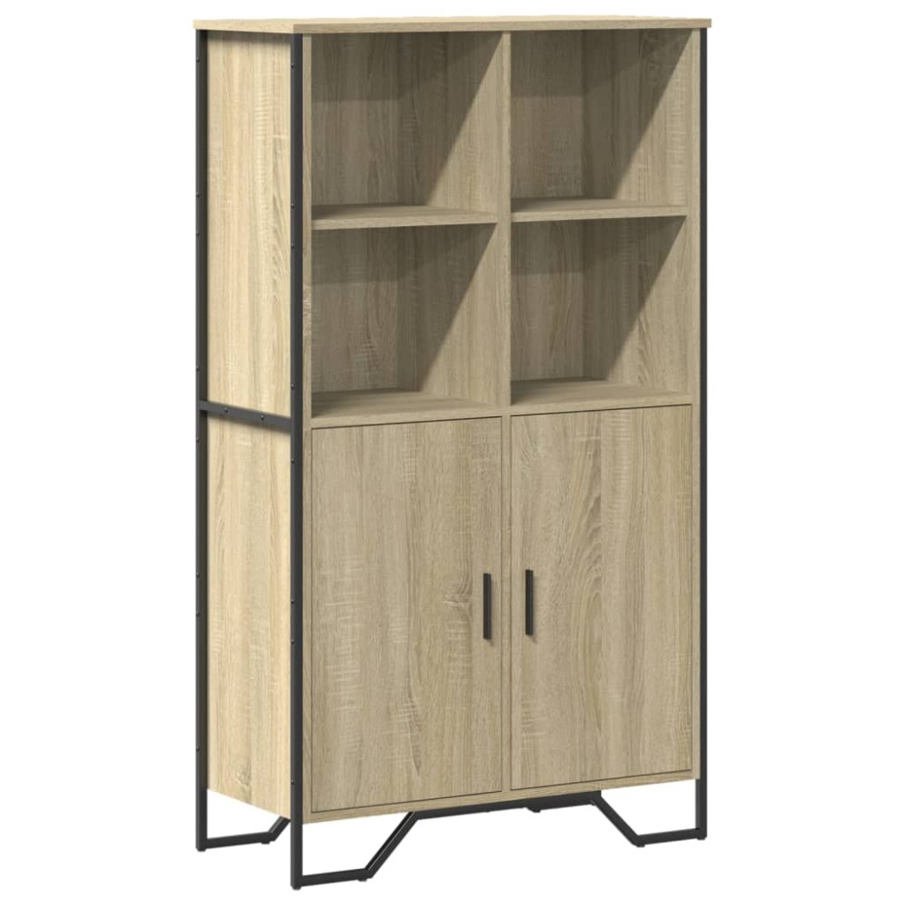 vidaXL Ντουλάπι Sonoma Δρυς 79,5x35,5x137,5 εκ. Επεξεργασμένο Ξύλο