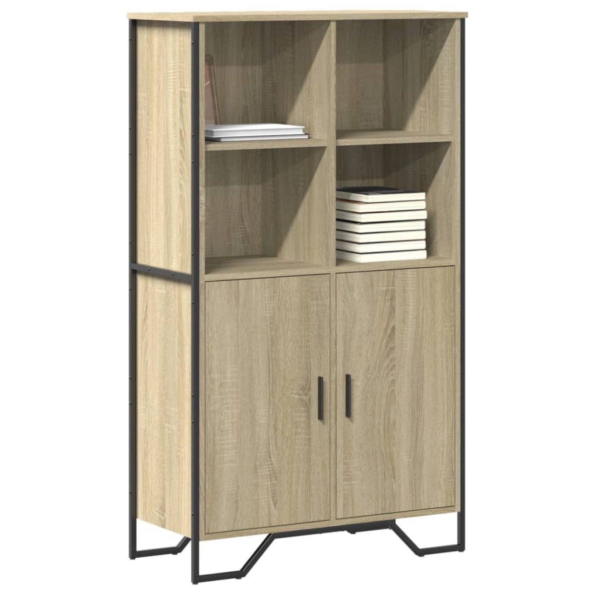 vidaXL Ντουλάπι Sonoma Δρυς 79,5x35,5x137,5 εκ. Επεξεργασμένο Ξύλο