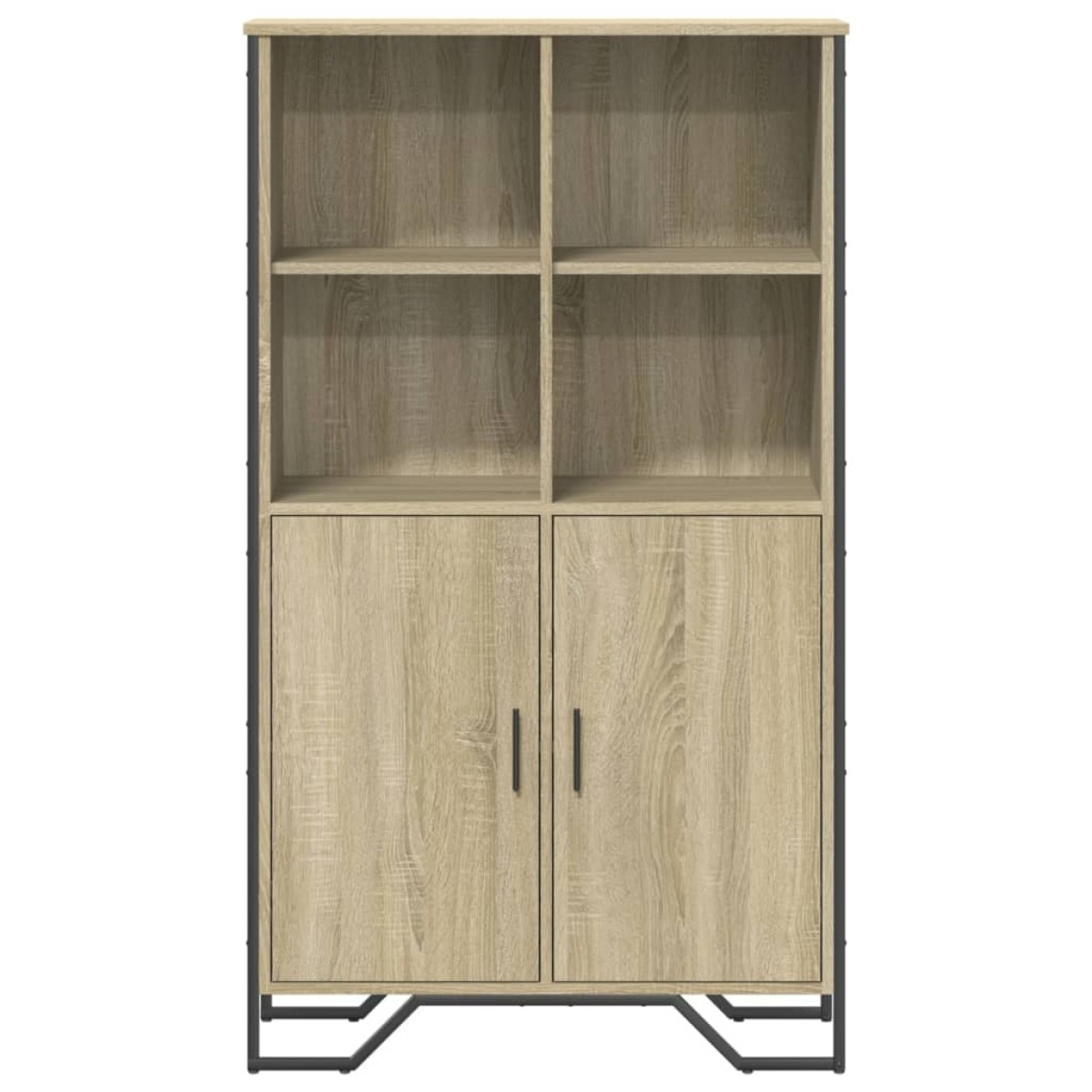 vidaXL Ντουλάπι Sonoma Δρυς 79,5x35,5x137,5 εκ. Επεξεργασμένο Ξύλο