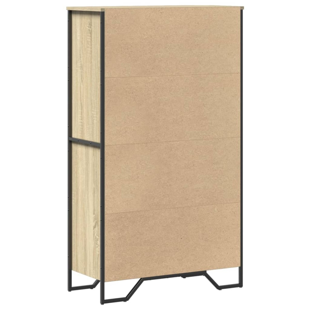 vidaXL Ντουλάπι Sonoma Δρυς 79,5x35,5x137,5 εκ. Επεξεργασμένο Ξύλο