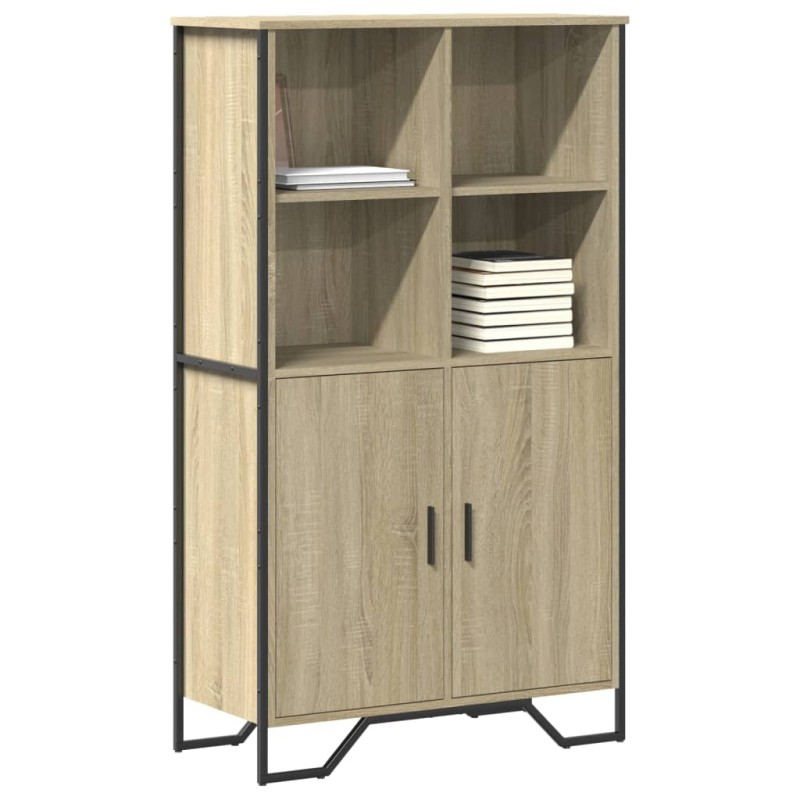 vidaXL Ντουλάπι Sonoma Δρυς 79,5x35,5x137,5 εκ. Επεξεργασμένο Ξύλο