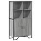 vidaXL Ντουλάπι Γκρι Sonoma 79,5x35,5x137,5 εκ. Επεξεργασμένο Ξύλο
