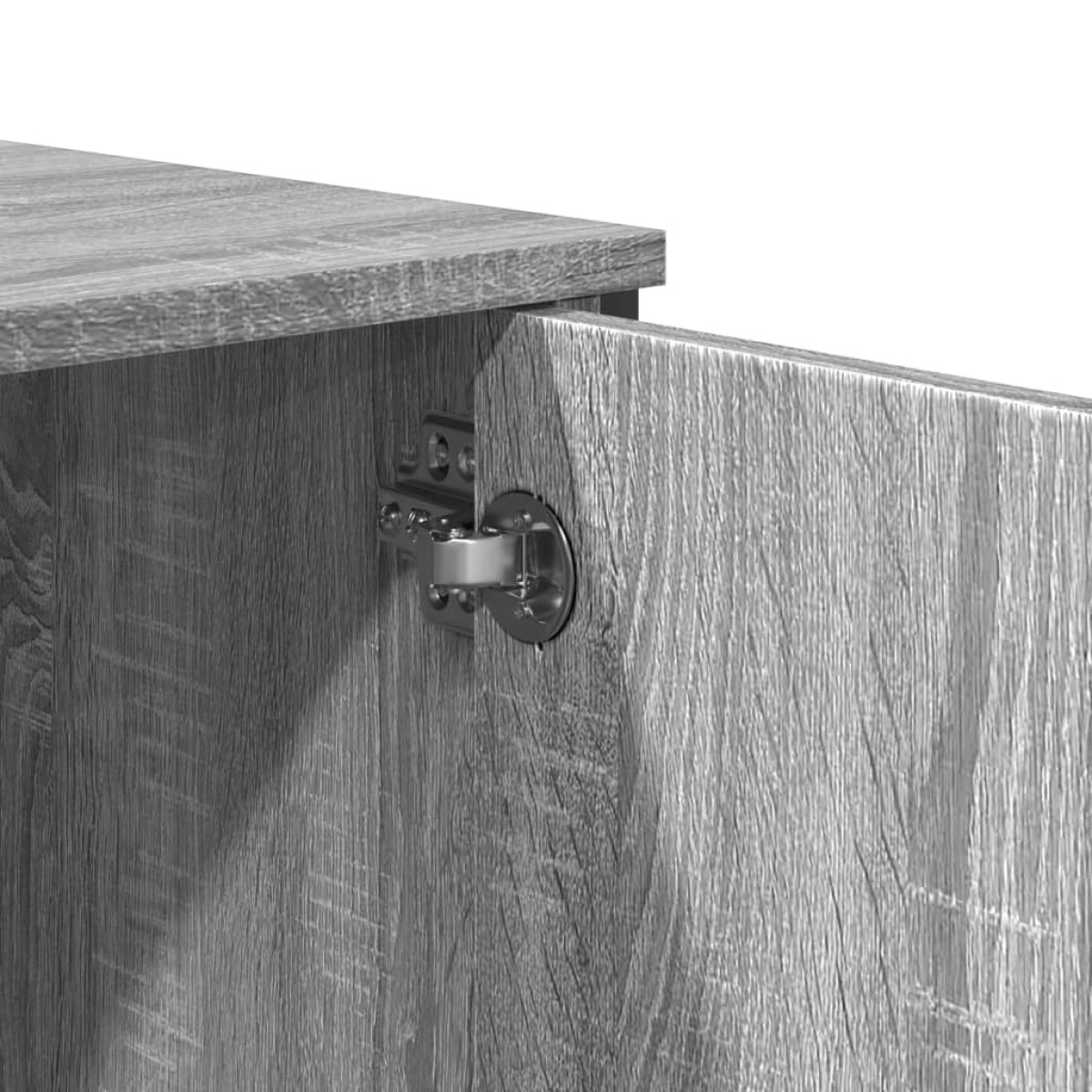 vidaXL Ντουλάπι Γκρι Sonoma 79,5x35,5x137,5 εκ. Επεξεργασμένο Ξύλο