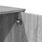 vidaXL Ντουλάπι Γκρι Sonoma 79,5x35,5x137,5 εκ. Επεξεργασμένο Ξύλο