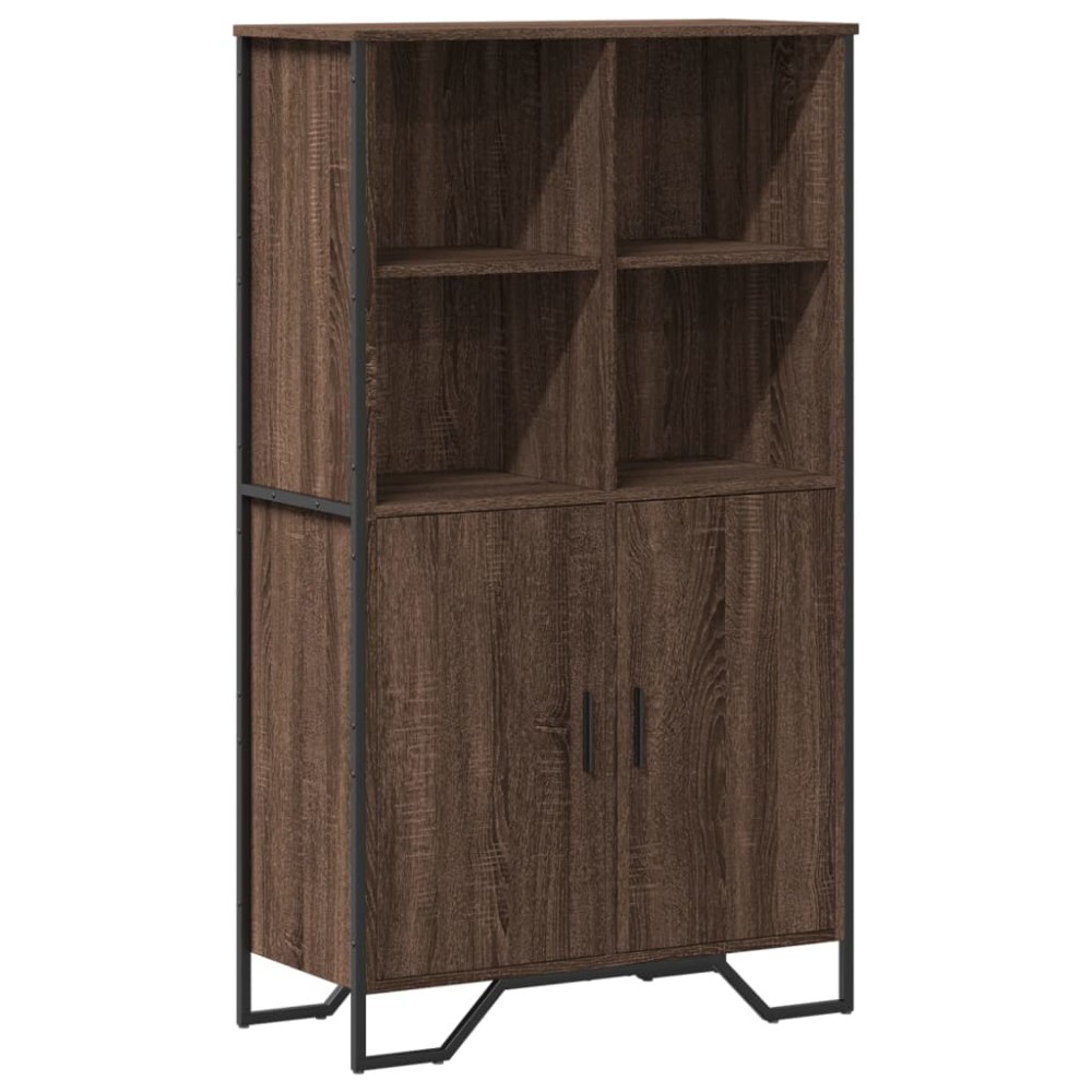 vidaXL Ντουλάπι Καφέ Δρυς 79,5x35,5x137,5 εκ. Επεξεργασμένο Ξύλο