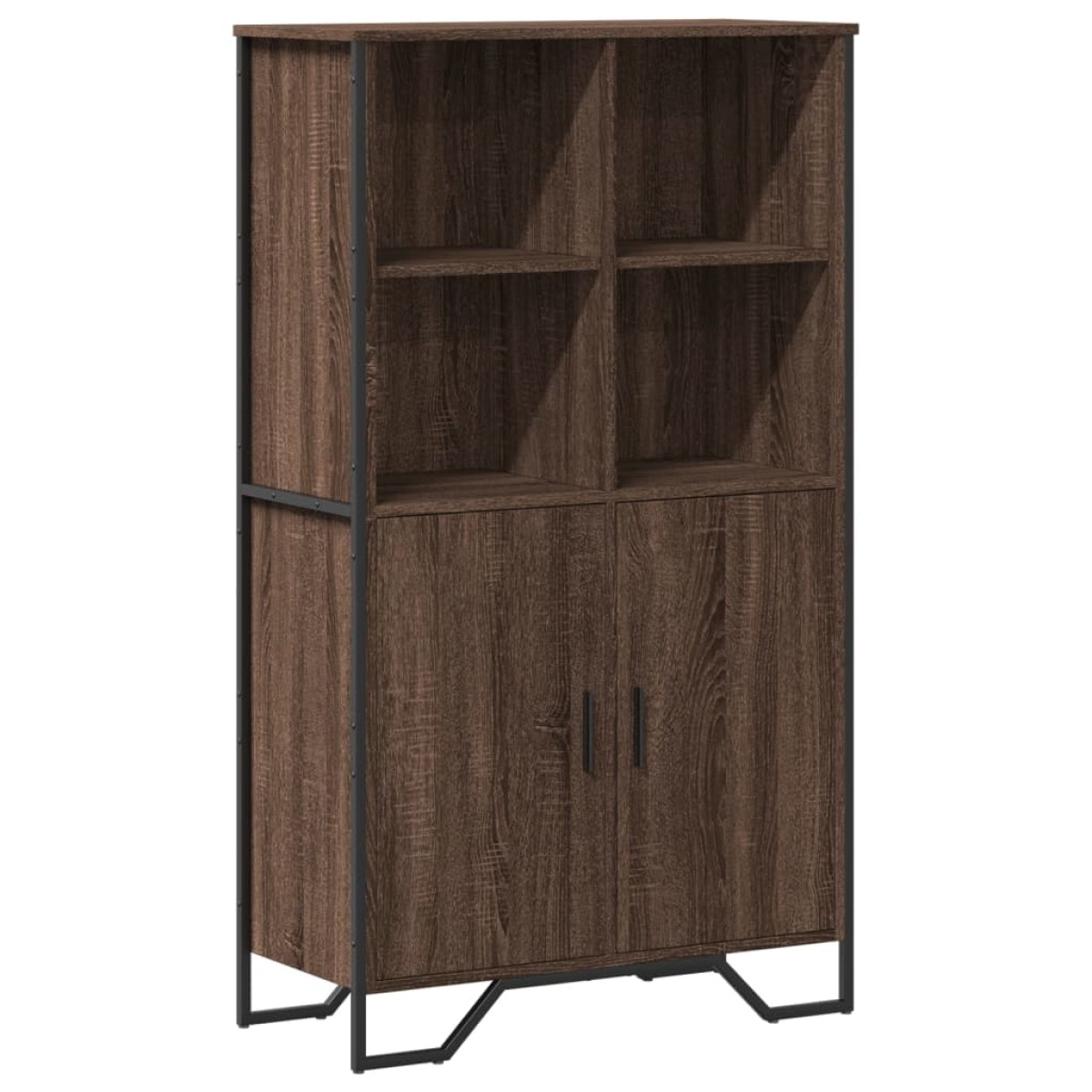 vidaXL Ντουλάπι Καφέ Δρυς 79,5x35,5x137,5 εκ. Επεξεργασμένο Ξύλο