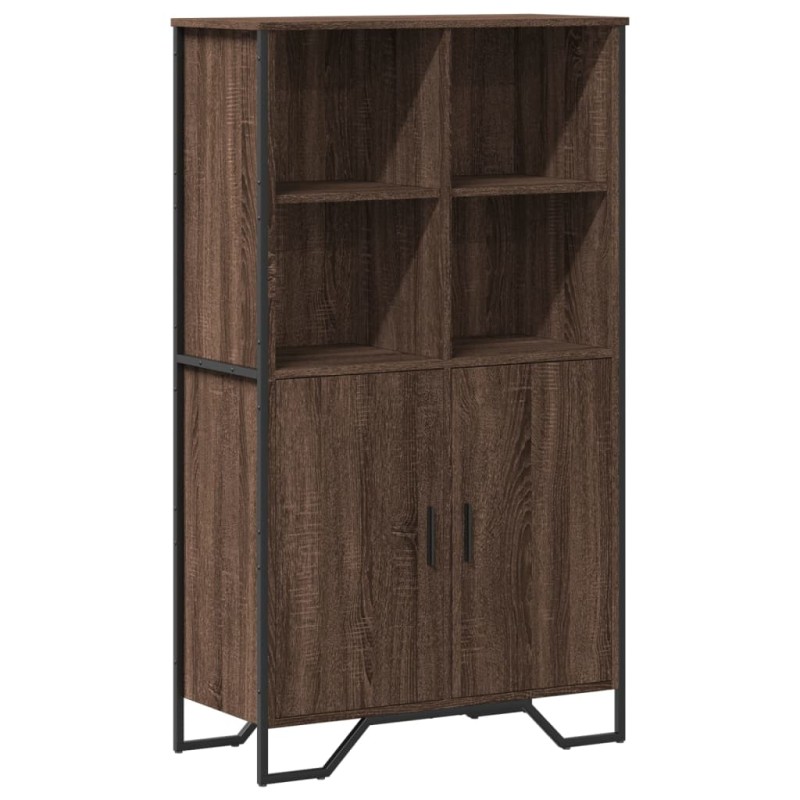 vidaXL Ντουλάπι Καφέ Δρυς 79,5x35,5x137,5 εκ. Επεξεργασμένο Ξύλο