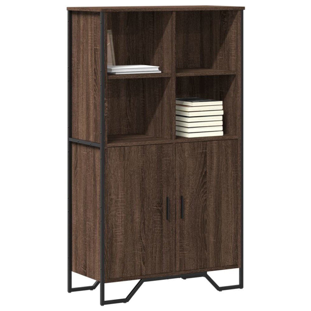 vidaXL Ντουλάπι Καφέ Δρυς 79,5x35,5x137,5 εκ. Επεξεργασμένο Ξύλο