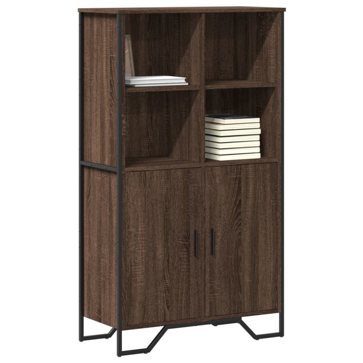 vidaXL Ντουλάπι Καφέ Δρυς 79,5x35,5x137,5 εκ. Επεξεργασμένο Ξύλο