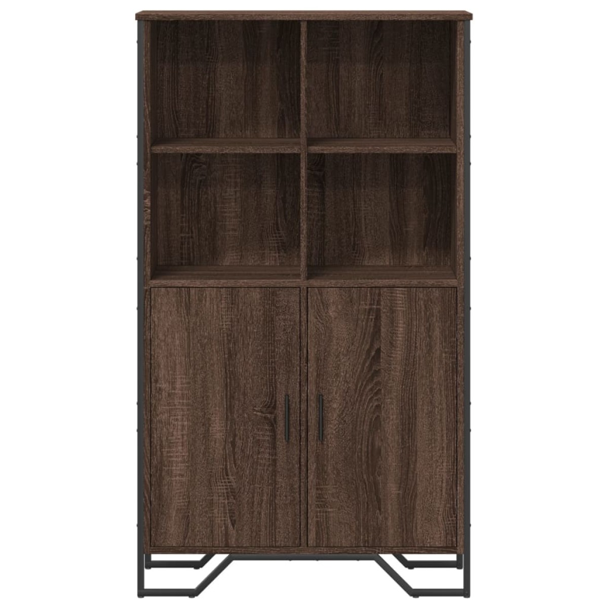 vidaXL Ντουλάπι Καφέ Δρυς 79,5x35,5x137,5 εκ. Επεξεργασμένο Ξύλο