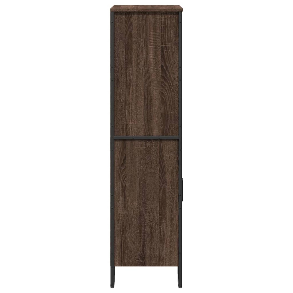 vidaXL Ντουλάπι Καφέ Δρυς 79,5x35,5x137,5 εκ. Επεξεργασμένο Ξύλο