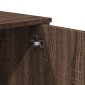 vidaXL Ντουλάπι Καφέ Δρυς 79,5x35,5x137,5 εκ. Επεξεργασμένο Ξύλο