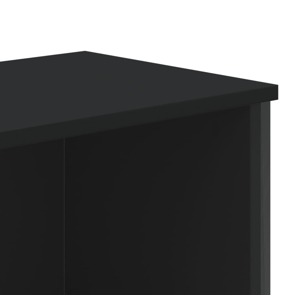 vidaXL Βιβλιοθήκη Μαύρη 80x31x169 εκ. από Επεξεργασμένο Ξύλο