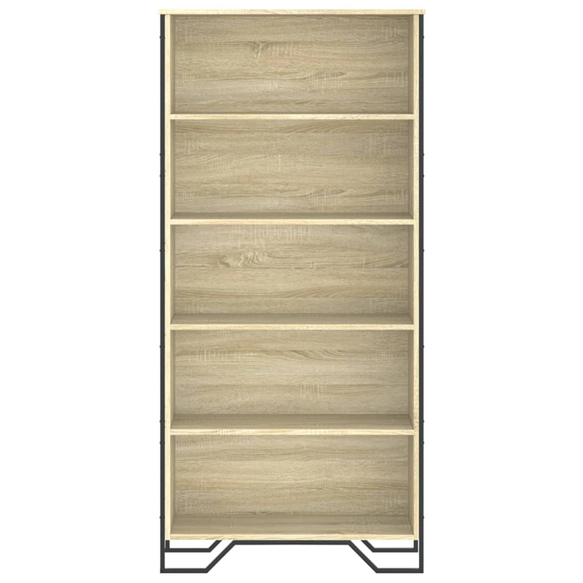 vidaXL Βιβλιοθήκη Χρώμα Sonoma Δρυς 80x31x169 εκ. Επεξεργασμένο Ξύλο